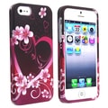 BasAcc Rose Red Snap-on Rubber Coated Case for Apple iPhone 5