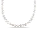 Miadora 14k Yellow Gold Cultured Akoya 5-5.5mm Pearl Necklace (16-20 inch)