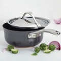 Anolon Nouvelle Copper 2.5-quart Grey Covered Saucier GWP