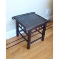 Rustic Bamboo Tea Stool/Accent Table (Vietnam)