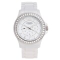 Fossil Women's Ceramic Glitz Multi-function Watch