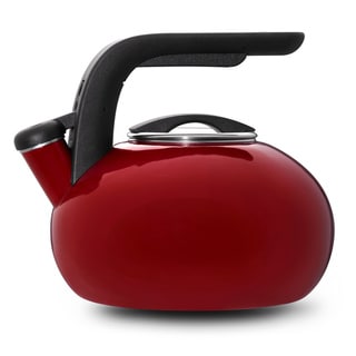 KitchenAid Red 2-qt. Porcelain/ Enamel Whistling Teakettle