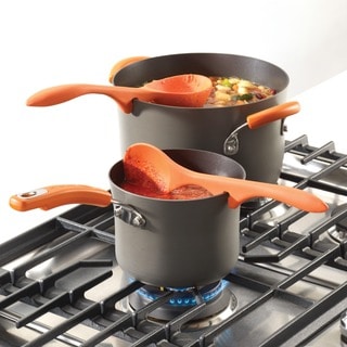 Rachael Ray Tools Orange 2-piece Lazy Spoon and Lazy Ladle Set