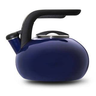KitchenAid Midnight Blue 2-qt. Porcelain/ Enamel Whistling Teakettle