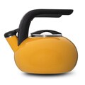 KitchenAid Mustard 1.5-qt. Porcelain/ Enamel Whistling Teakettle