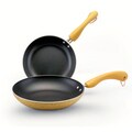 Paula Deen Butter Speckle Porcelain 8-inch and 10-inch Twin Pack Skillets