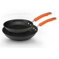Rachael Ray Orange Hard-anodized 9.25-inch and 11.5-inch Twin Pack Skillet Cookware Set