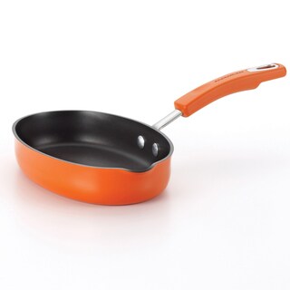 Rachael Ray Porcelain II Orange 9-inch Oval Skillet