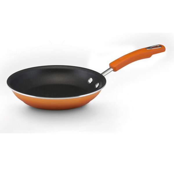 Rachael Ray Hard Enamel Nonstick 8 1/2-inch Orange Gradient Skillet