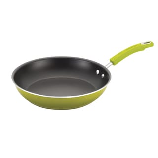 Rachael Ray Porcelain II Green 12.5-Inch Open Skillet