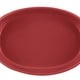 Rachael Ray Stoneware 1 1/4-quart and 2 1/4-quart Red Bubble and Brown Oval Baker Set