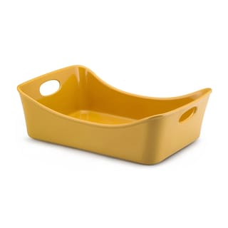 Rachael Ray Stoneware Yellow 9x13-inch Lasagna Lover Roaster