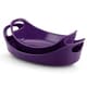 Rachael Ray Stoneware 1 1/4-quart and 2 1/4-quart Purple Bubble and Brown Oval Baker Set