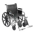 Sentra EC Heavy Duty Wheelchair with 20-inch Desk Arms