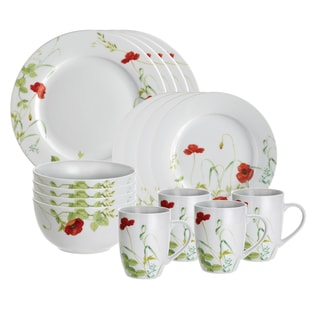 Paula Deen Signature Poppy Valley 16-piece Dinnerware Set