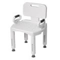 Drive Medical Bath Bench with Back and Arms