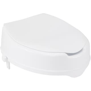 Drive Medical Raised Toilet Seat with Lock and Lid