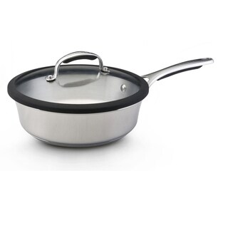 KitchenAid Gourmet Stainless Steel Nonstick 3-Quart Covered Saute
