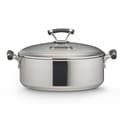 Circulon Contempo Stainless Steel 7.5-Quart Covered Wide Stockpot
