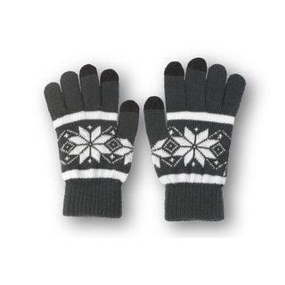 Solegear Men's Grey Touch Screen Smart Gloves-Image