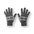 Solegear Women's Touch Screen Crystal Grey Smart Gloves