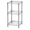 Honey Can Do 3-tier Steel Wire Shelving Tower