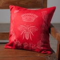 Queen Bee Red Accent Pillow (India)