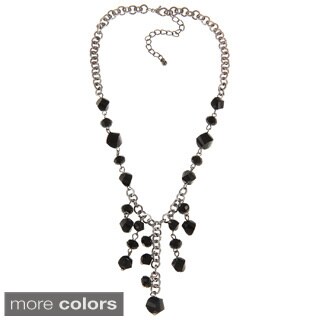 Alexa Starr Faceted Glass Twist Bead Bib Necklace