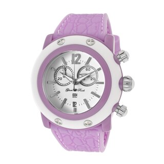 Glam Rock Women's 'Miami Beach' Lilac Silicone Watch