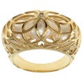Michael Valitutti Jason Dow Two-tone Pearl and Diamond Ring (3-8.5 mm)