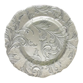 Vanessa 13-inch Silver Charger Plate