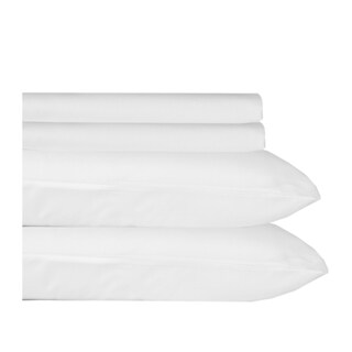 Egyptian Cotton Percale 300 Thread Count Deep Pocket Sheet Set