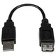 StarTech.com 6in USB 2.0 Extension Adapter Cable A to A - M/F