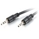 C2G 15ft CMG-Rated 3.5mm Stereo Audio Cable With Low Profile Connecto