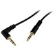 StarTech.com 6 ft Slim 3.5mm to Right Angle Stereo Audio Cable - M/M