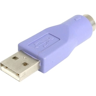 StarTech.com - Keyboard adapter - 6 pin PS/2 (F) - 4 pin USB Type A (