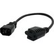 StarTech.com 1 ft Computer Power Cord - IEC 320 EN 60320 C14 to NEMA 