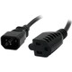 StarTech.com 2 ft Computer Power Cord IEC 320 C14 to NEMA 5-15R