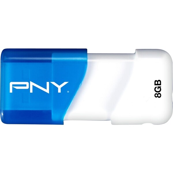 PNY 8GB Compact Attach� Blue