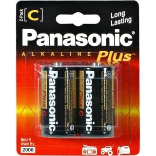 Panasonic C-Size Alkaline Plus Battery Pack
