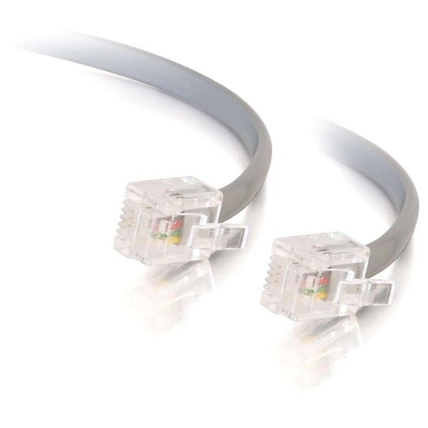 C2G 7ft RJ11 Modular Telephone Cable