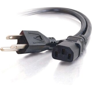 C2G 15ft 18 AWG Universal Power Cord (NEMA 5-15P to IEC320C13)