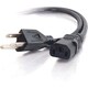 C2G 15ft 18 AWG Universal Power Cord (NEMA 5-15P to IEC320C13)