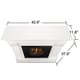 Real Flame White Chateau Electric Fireplace