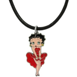 CGC Pewter Betty Boop Charm Necklace