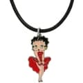 CGC Pewter Betty Boop Charm Necklace
