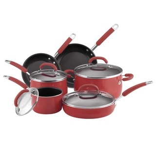 Rachael Ray Red 10-piece Cookware Set