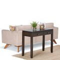 Essex Coffee Brown Console Sofa Table