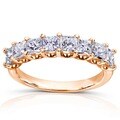 14k Gold 1 1/2ct TDW Princess Diamond Wedding Band (H-I, I1-I2)