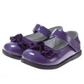 Little Blue Lamb Toddler UI Series Purple Patent Dress Shoes